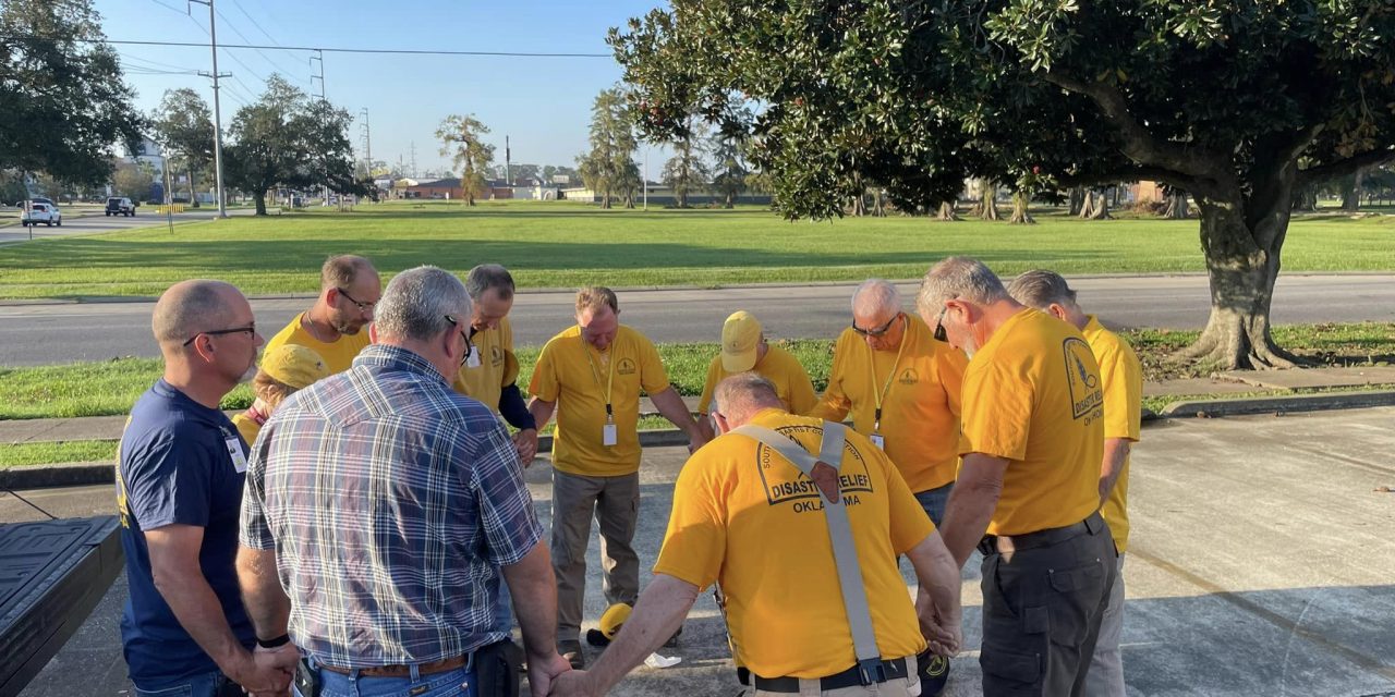 Oklahoma Baptist Disaster Relief Still Serving After Hurricane Francine; Poised to Join Hurricane Helene Response