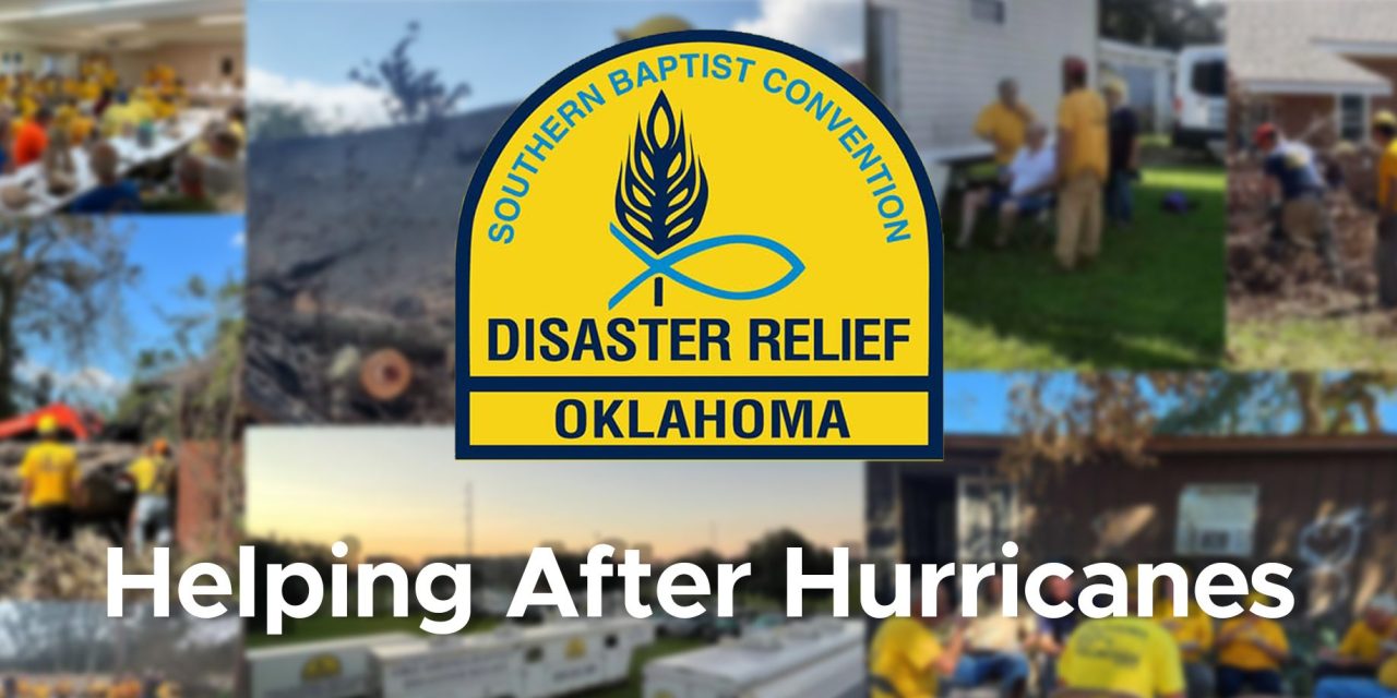 Oklahoma Baptist Disaster Relief  Volunteers Helping after Hurricanes