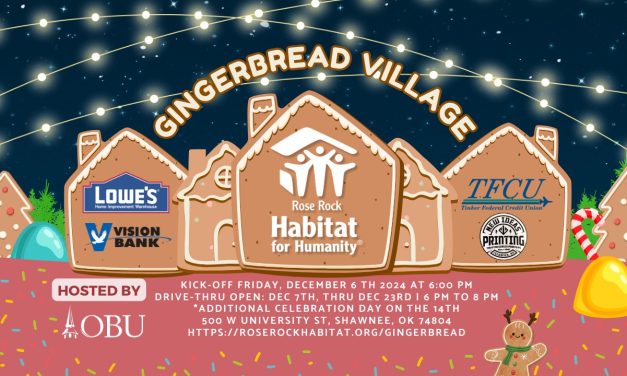 Gingerbread Village at OBU to Spread Holiday Cheer and Raise Funds for Habitat for Humanity Projects in Pottawatomie County