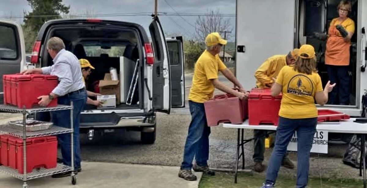 Southern Baptist Disaster Relief and Send Relief assisting those displaced by California Fires