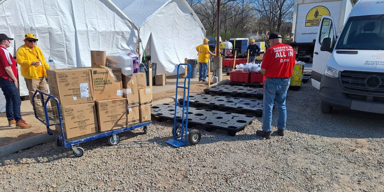 Oklahoma Disaster Relief Responds to Wildfires over the Weekend