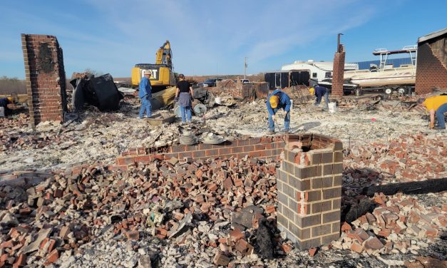 Oklahoma Baptist Disaster Relief Teams Begin Ash Clean-Up Efforts