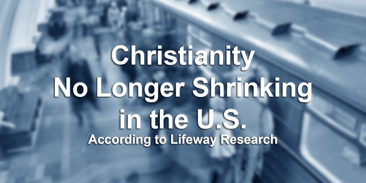 Church Toolbox – Christianity No Longer Shrinking in the U.S.