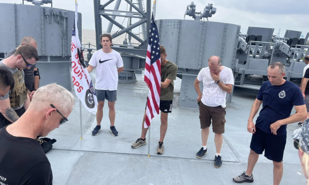 Memorial Day Flag Relay brings healing, encouragement and Gospel connections