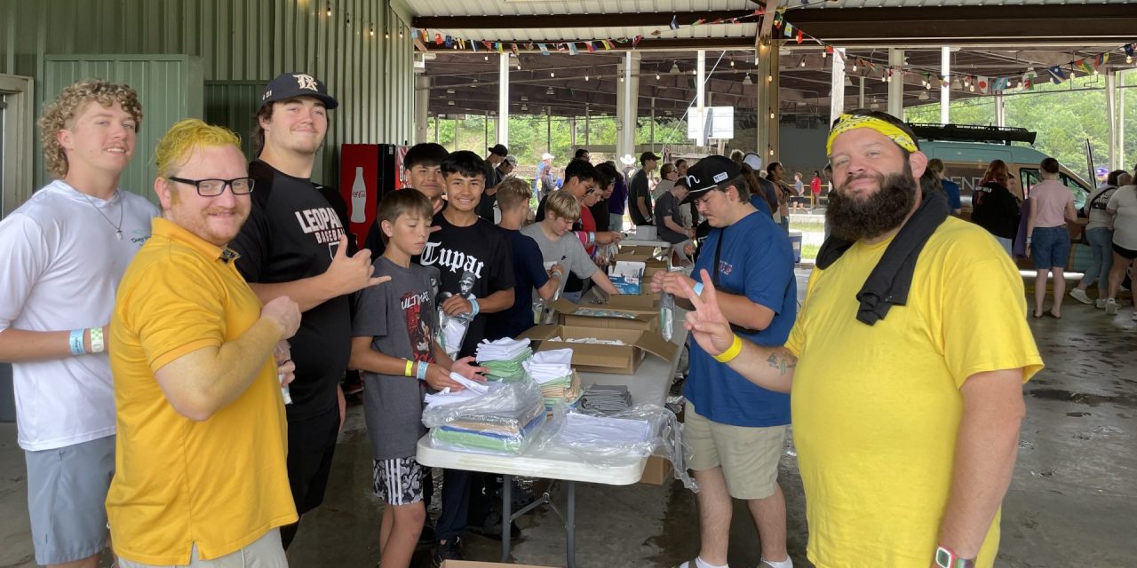 Falls Creek Campers Pack Supply Bags for Disaster Relief