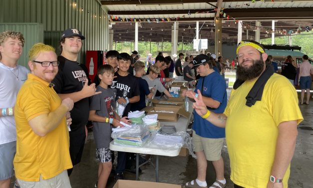 Falls Creek Campers Pack Supply Bags for Disaster Relief