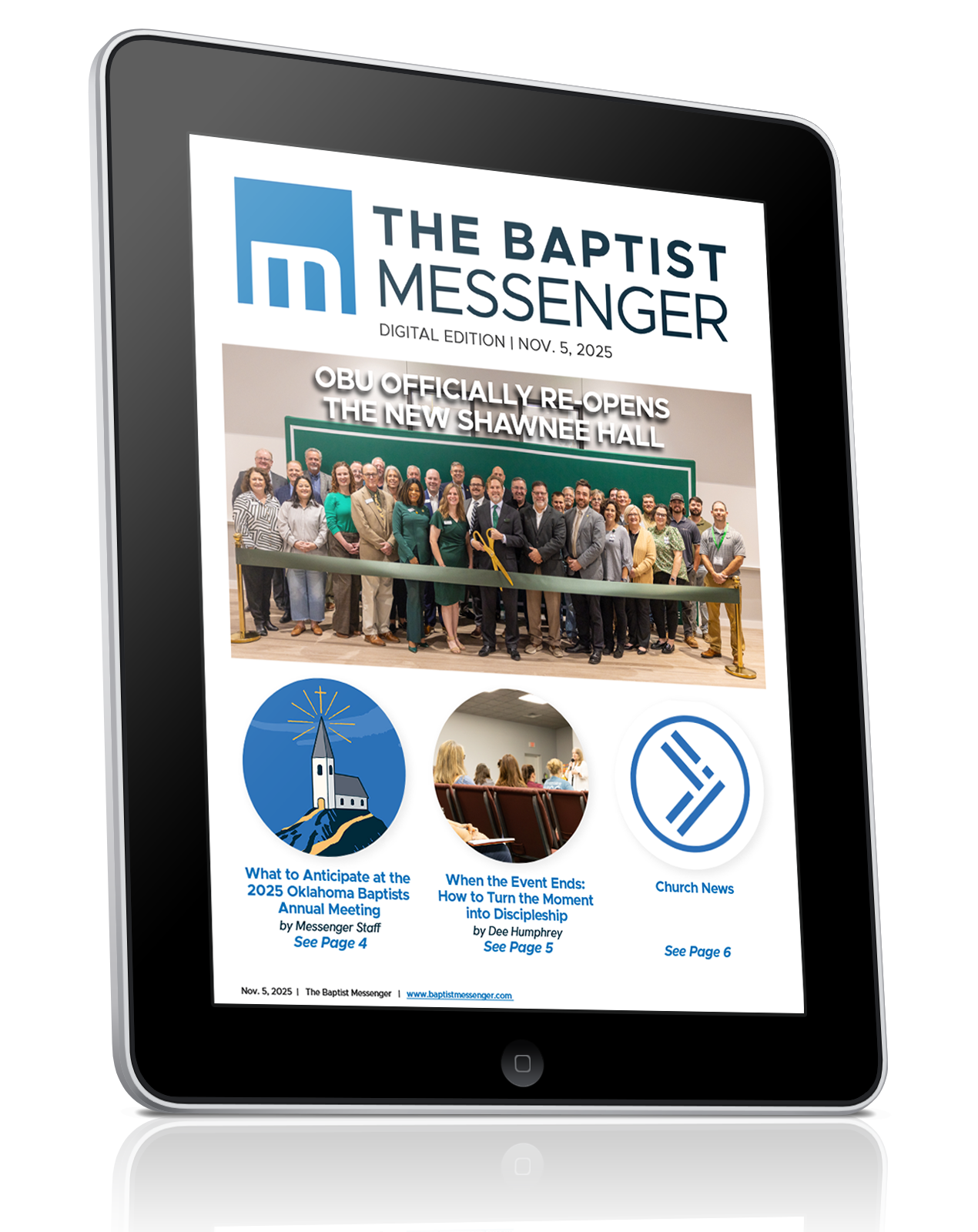 Nov5_Cover Messenger Digital - Baptist Messenger of Oklahoma