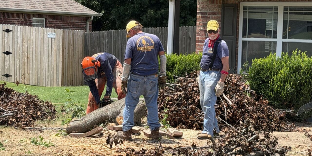 Oklahoma Baptist DR Responds to Severe Storms in July