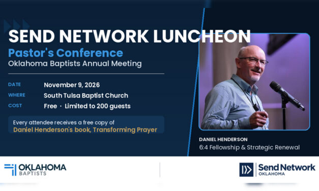 Send Network Luncheon to Focus on Prayor at Pastors’ Conference